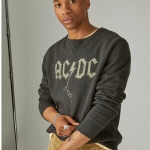 Lucky Brand acdc terry crew neck sweatshirt XXL
